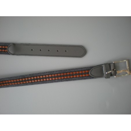 Gürtel Textil mit Leder