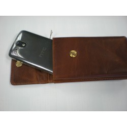 Smartphonetasche aus echtem Leder