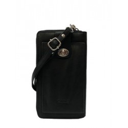 Smartphonetasche von CiNiNO® aus echtem Leder mit Geldfächern