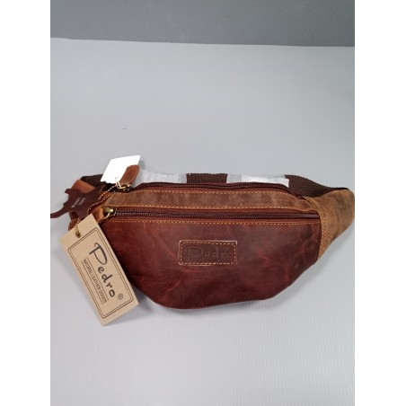 Bauchtasche aus echtem Leder