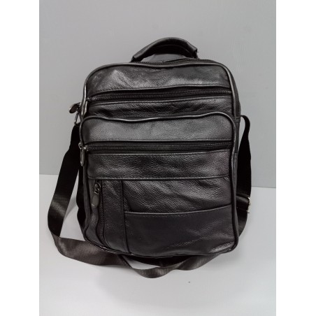 Schultertasche unisex echtes Leder